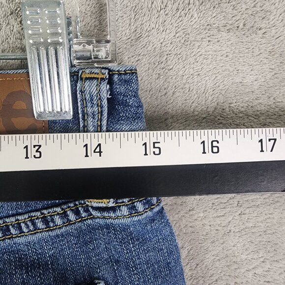 Women's Lee Blue Denim Shorts Medium Wash 7" Inseam Size 8 - Picture 7 of 10